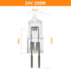 24V 250Wの低電圧ハロゲン ランプは水晶ランプPinの球根プロジェクター工作機械の外科Shadowlessハロゲン球根に玉を付ける