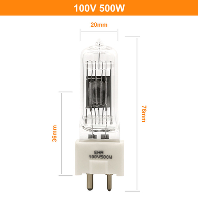 100V 500wの水晶球根G22の顕微鏡の電球の顕微鏡の電球の取り替え