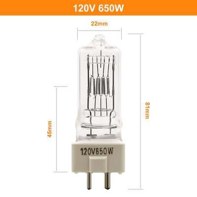 650w 120vハロゲン球根の水晶ハロゲン取り替えの球根のフラッドライト