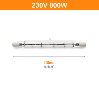 230V 800W R7sハロゲン球根118mm Dimmable倍によって終えられる線形ハロゲン ランプ