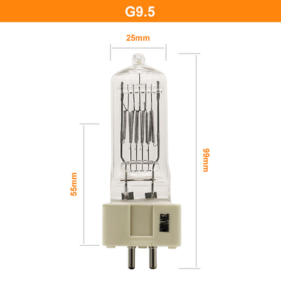 230V 1000Wの海洋の調査ハロゲン電球G9.5 GX9.5 GY9.5 G22 3200K
