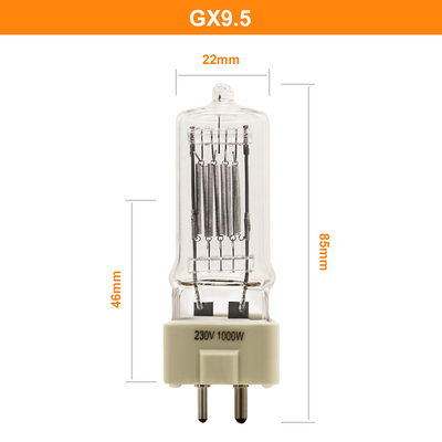 ボートの海洋のサーチライト1000w 230vハロゲン電球の光Gx9.5ランプ
