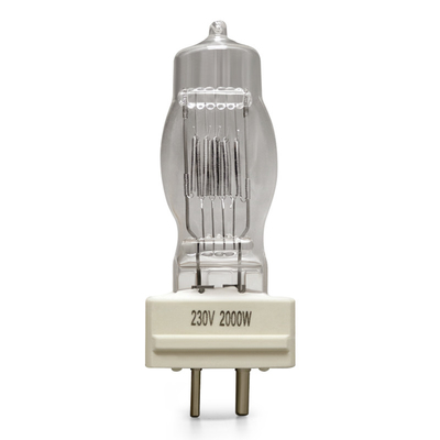 230v 2000w GY16ハロゲン サーチライト ランプ400h 3200Kの水晶電球