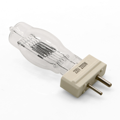 230v 2000w GY16ハロゲン サーチライト ランプ400h 3200Kの水晶電球