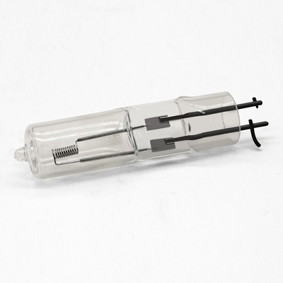 12v水晶ハロゲン球根175W G6.35ランプ2つの熊手が付いている12ボルトの2ピンハロゲン球根