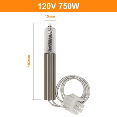 G9.5水晶赤外線球根の水晶タングステン ハロゲン電球750w 120V