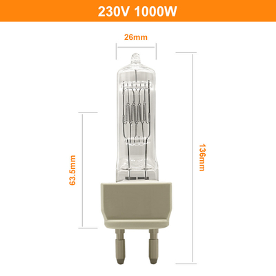 分光光度計G22のための230V 1000Wのハロゲン電球
