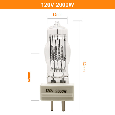 GY16 2000W 120vハロゲン球根の海洋のサーチライトの球根のセリウムは承認した