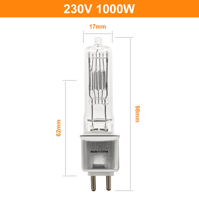 230V 1000ワットの水晶電球の航空船ライト段階のスポットライトの球根