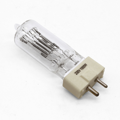 GY9.5 230V 1000W単一の終えられたハロゲン水晶電球のタングステンのBroadwayの段階