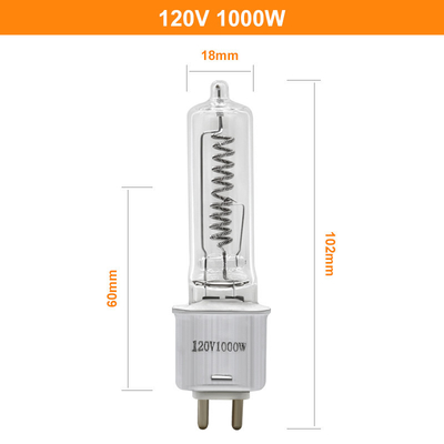 120V 1000W G9.5の水晶赤外線ヒーターの取り替えの球根101mm Sylvania Osram FELの取り替え