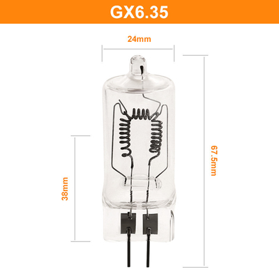 230V 1000W GX6.35の球根プロジェクター ランプの写真のトーチ3300k 15h 67.5mmの催し物