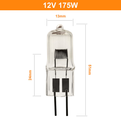 100w 78mm 50w高輝度滑走路限界燈のためのピン2が付いている55ワットの水晶ハロゲン球根