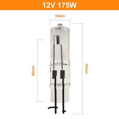 175W水晶水晶ヨウ素 ランプのビードのカプセル2 Pin 12vハロゲン球根2の熊手
